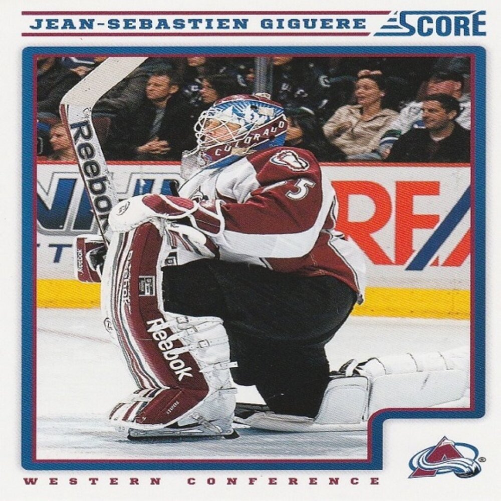 Jean-Sebastien Giguere - 2012/2013 Panini Score Hockey Card